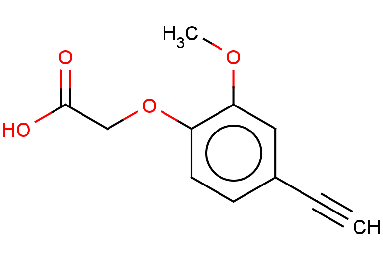 2-(4-ethynyl-2-methoxyphenoxy)acetic acid