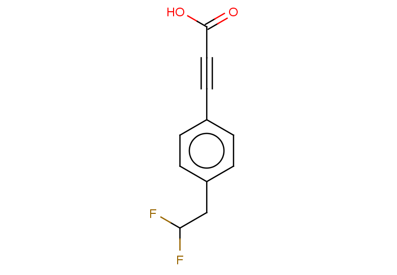 3-[4-(2,2-difluoroethyl)phenyl]prop-2-ynoic acid