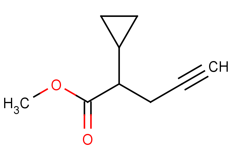 methyl 2-cyclopropylpent-4-ynoate