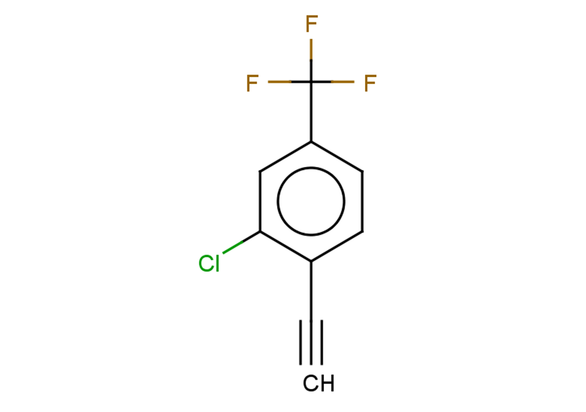 2-chloro-1-ethynyl-4-(trifluoromethyl)benzene