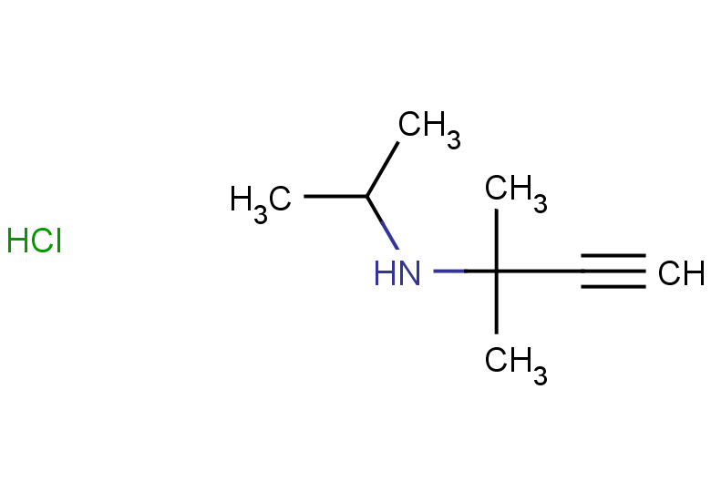 (2-methylbut-3-yn-2-yl)(propan-2-yl)amine hydrochloride