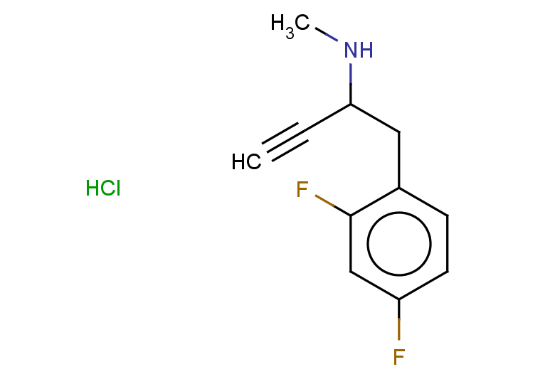 [1-(2,4-difluorophenyl)but-3-yn-2-yl](methyl)amine hydrochloride