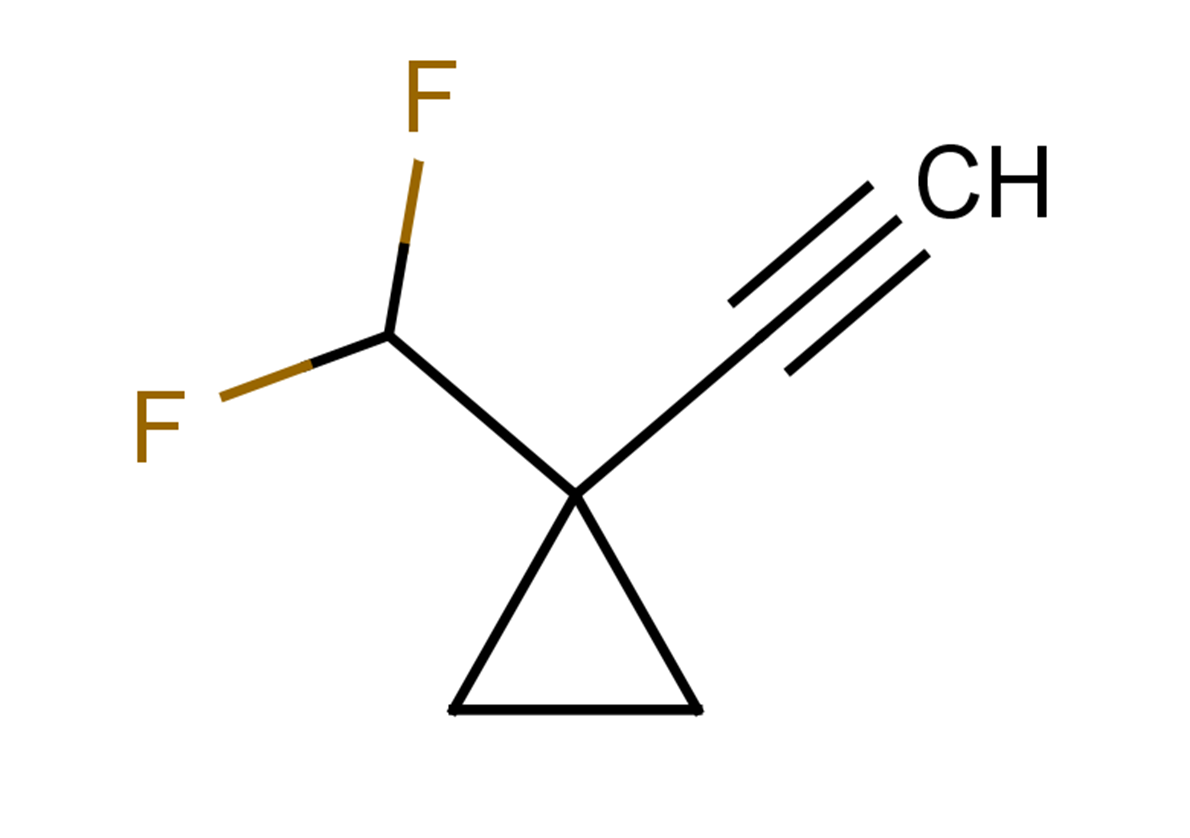 1-(difluoromethyl)-1-ethynylcyclopropane