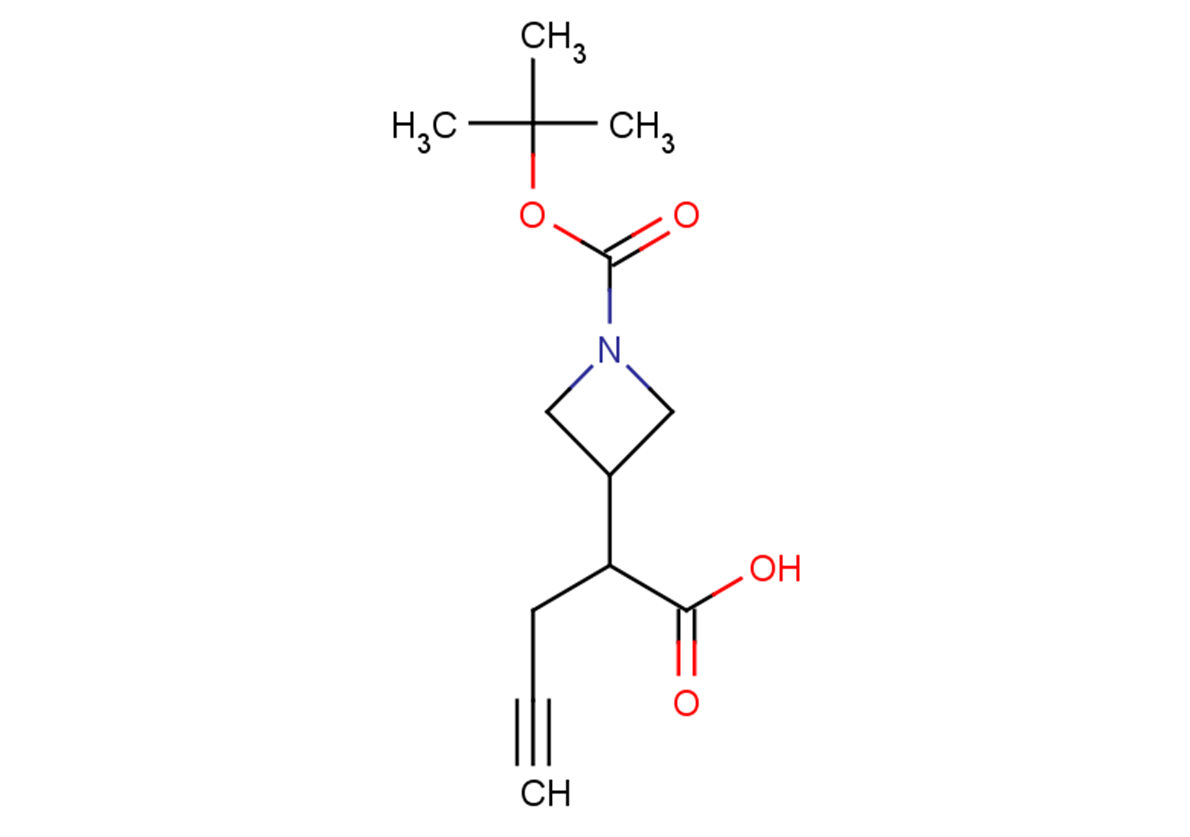 2-{1-[(tert-butoxy)carbonyl]azetidin-3-yl}pent-4-ynoic acid
