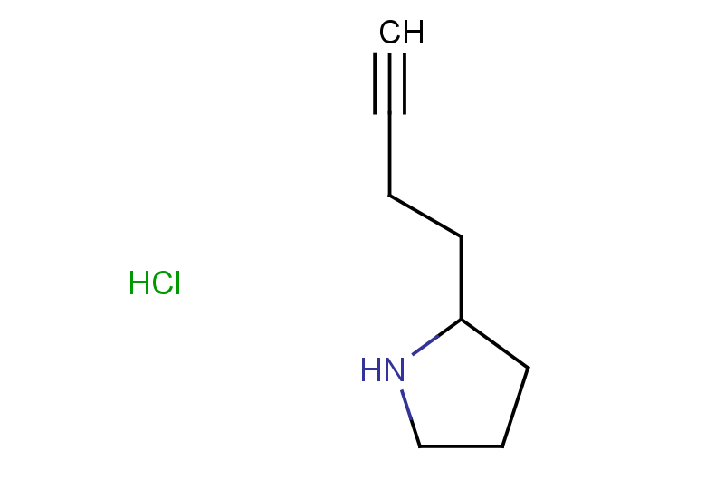 2-(but-3-yn-1-yl)pyrrolidine hydrochloride