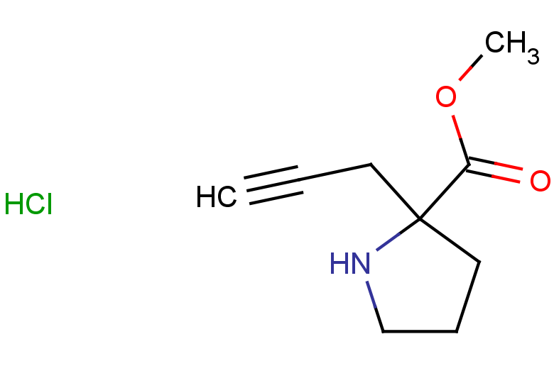 METHYL 2-(PROP-2-YN-1-YL)PYRROLIDINE-2-CARBOXYLATE HYDROCHLORIDE