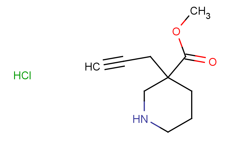 methyl 3-(prop-2-yn-1-yl)piperidine-3-carboxylate hydrochloride