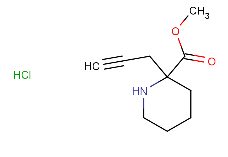 methyl 2-(prop-2-yn-1-yl)piperidine-2-carboxylate hydrochloride