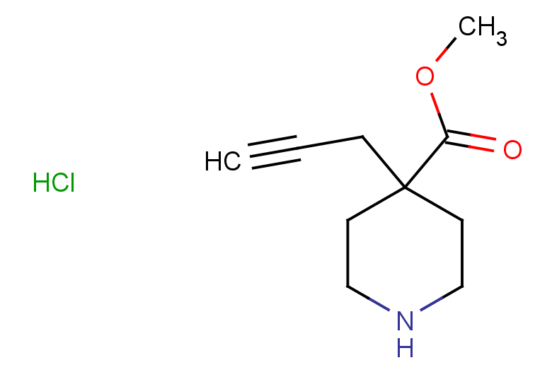 methyl 4-(prop-2-yn-1-yl)piperidine-4-carboxylate hydrochloride