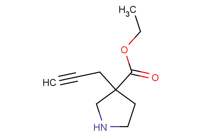 ethyl 3-(prop-2-yn-1-yl)pyrrolidine-3-carboxylate