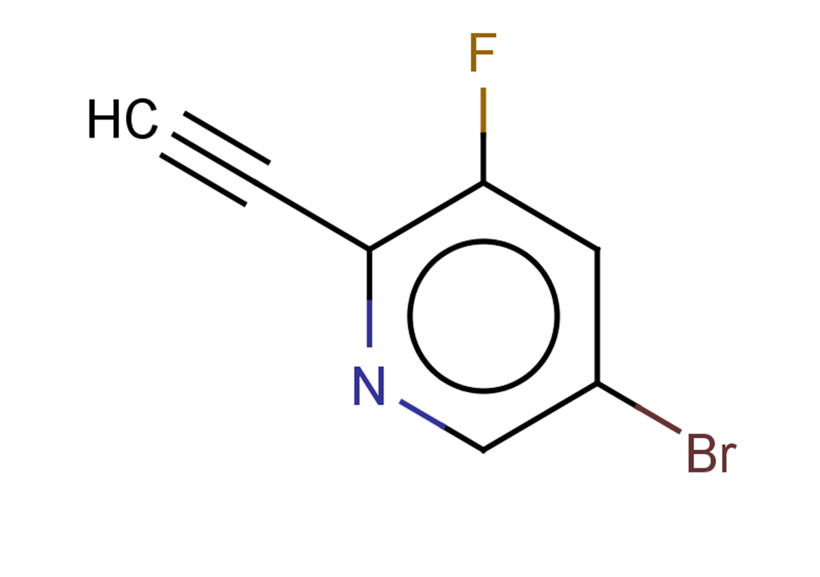 5-bromo-2-ethynyl-3-fluoropyridine