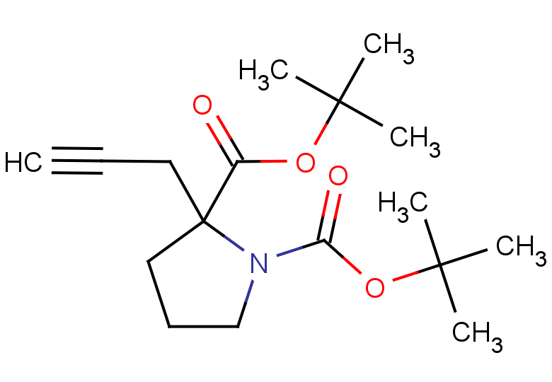 1,2-di-tert-butyl 2-(prop-2-yn-1-yl)pyrrolidine-1,2-dicarboxylate