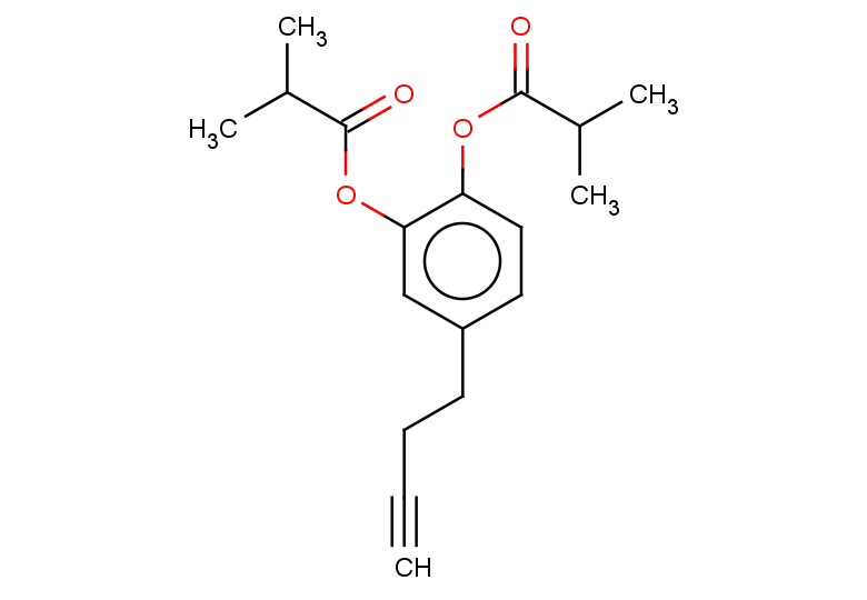 5-(but-3-yn-1-yl)-2-[(2-methylpropanoyl)oxy]phenyl 2-methylpropanoate