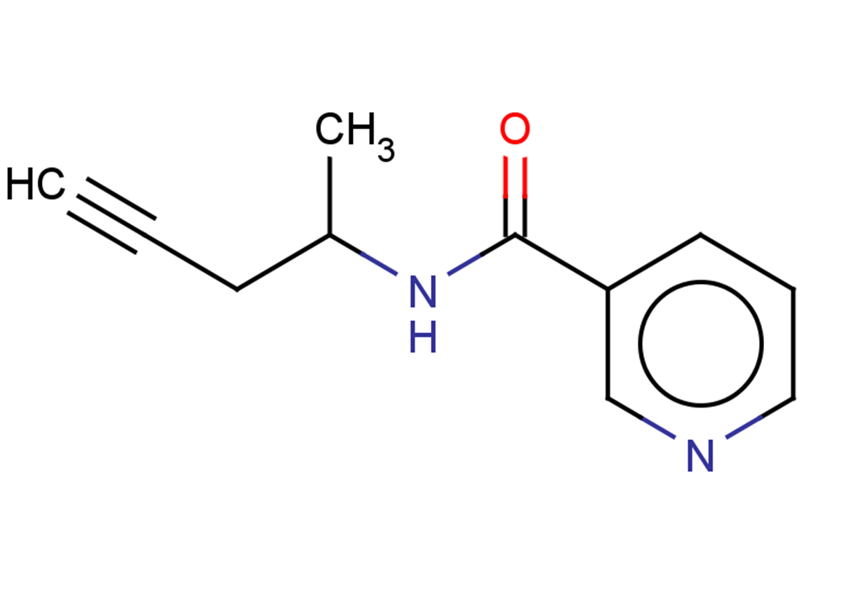 N-(pent-4-yn-2-yl)pyridine-3-carboxamide