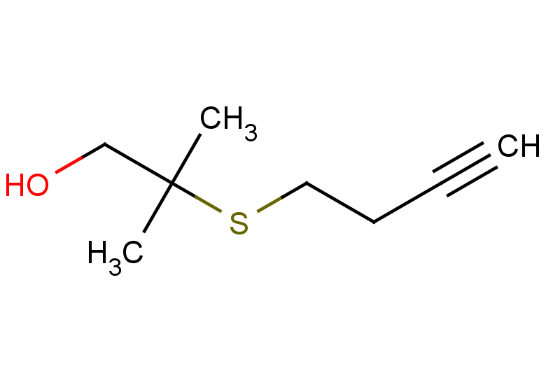 2-(but-3-yn-1-ylsulfanyl)-2-methylpropan-1-ol