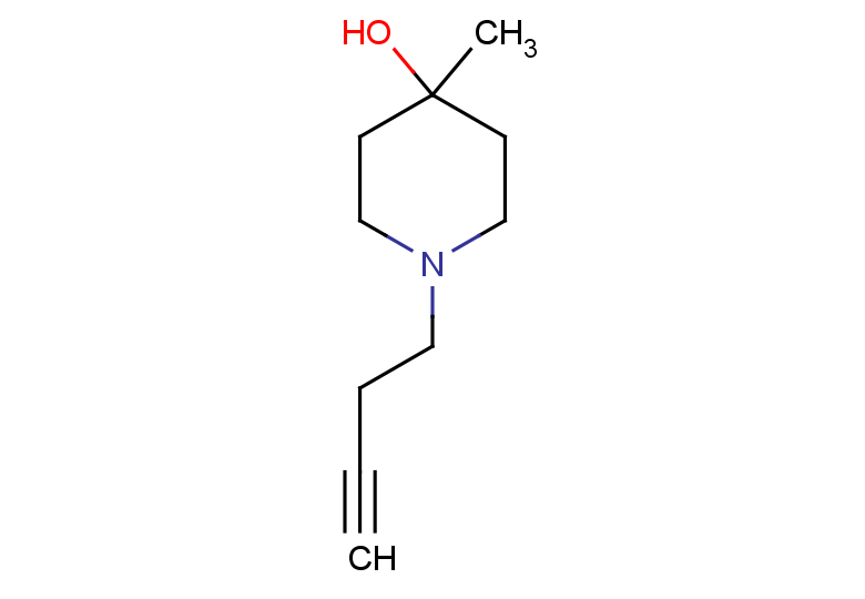 1-(but-3-yn-1-yl)-4-methylpiperidin-4-ol