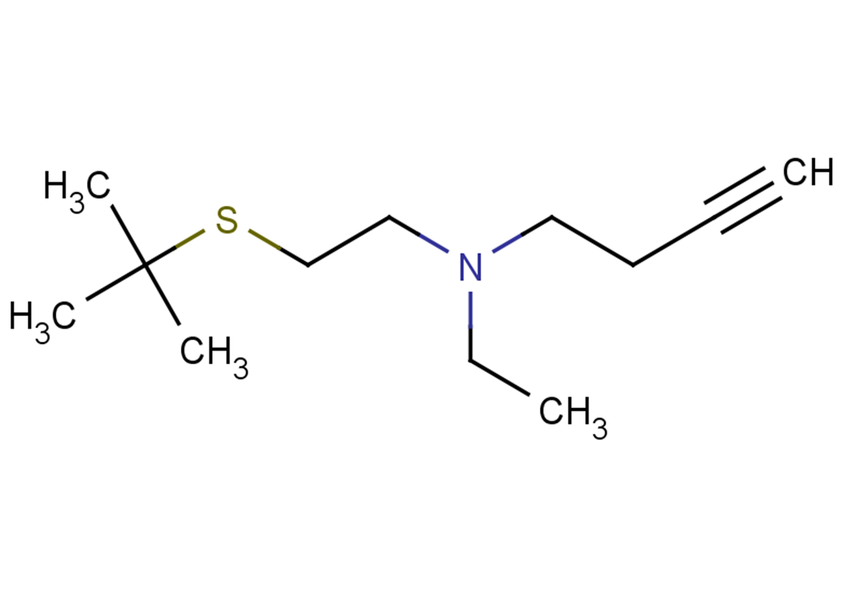(but-3-yn-1-yl)[2-(tert-butylsulfanyl)ethyl]ethylamine