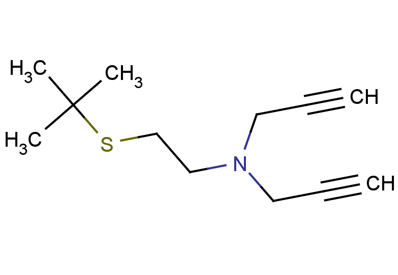 [2-(tert-butylsulfanyl)ethyl]bis(prop-2-yn-1-yl)amine