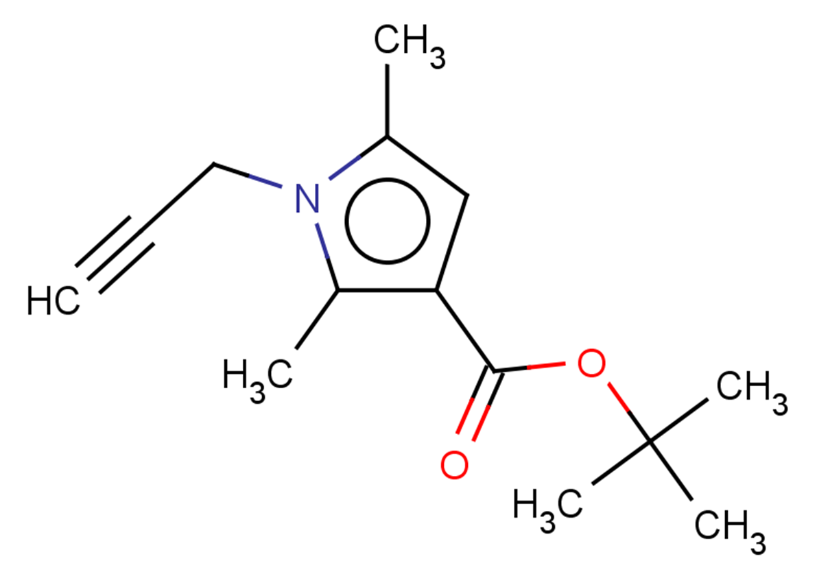 tert-butyl 2,5-dimethyl-1-(prop-2-yn-1-yl)-1H-pyrrole-3-carboxylate
