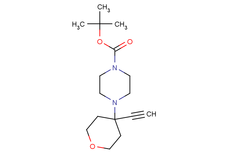 tert-butyl 4-(4-ethynyloxan-4-yl)piperazine-1-carboxylate