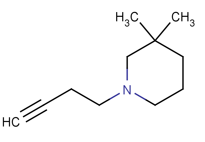1-(but-3-yn-1-yl)-3,3-dimethylpiperidine