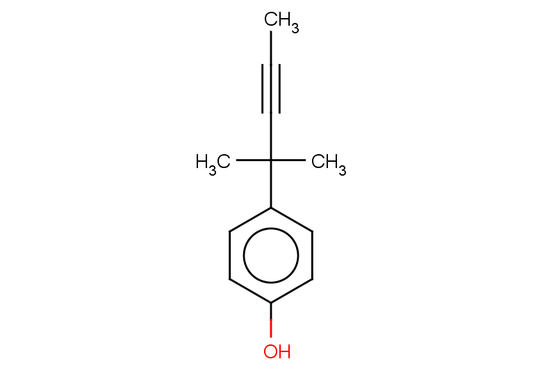 4-(2-methylpent-3-yn-2-yl)phenol