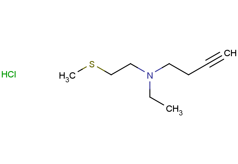(but-3-yn-1-yl)(ethyl)[2-(methylsulfanyl)ethyl]amine hydrochloride