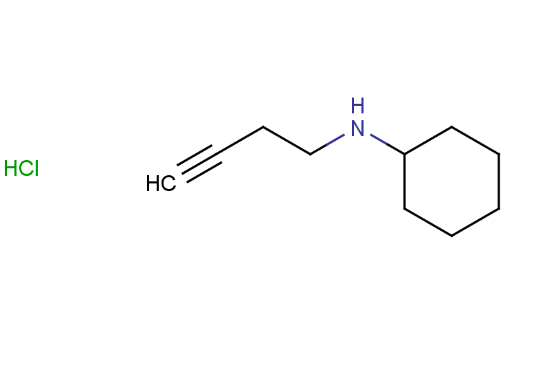 N-(but-3-yn-1-yl)cyclohexanamine hydrochloride
