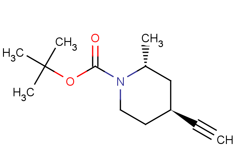 rac-tert-butyl (2R,4S)-4-ethynyl-2-methylpiperidine-1-carboxylate
