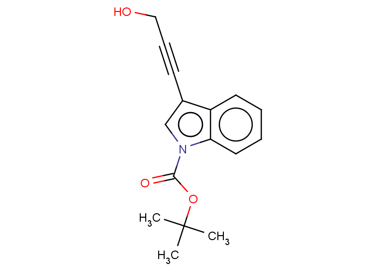 tert-butyl 3-(3-hydroxyprop-1-yn-1-yl)-1H-indole-1-carboxylate