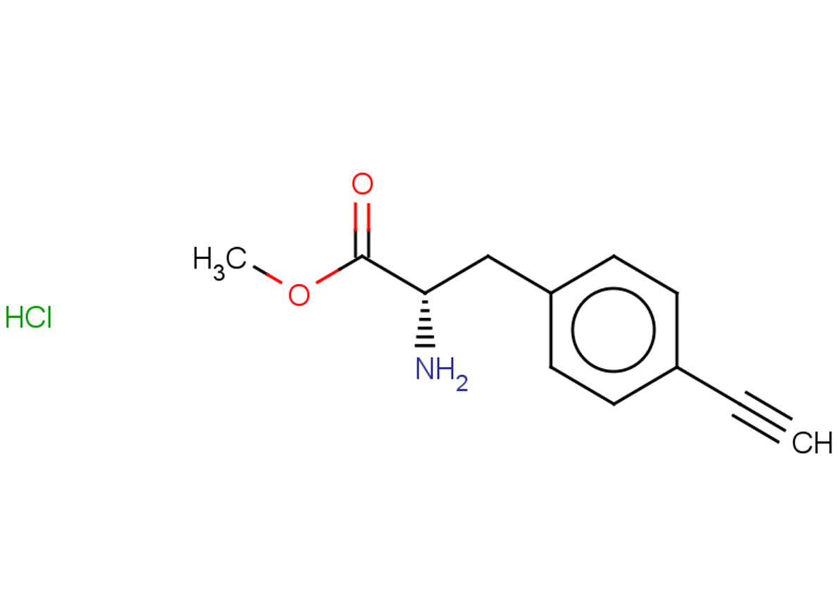 methyl (2S)-2-amino-3-(4-ethynylphenyl)propanoate hydrochloride
