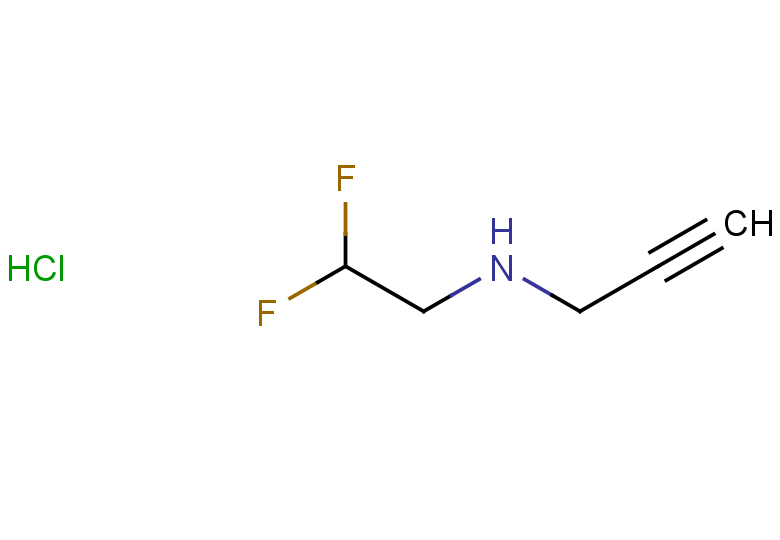 (2,2-difluoroethyl)(prop-2-yn-1-yl)amine hydrochloride