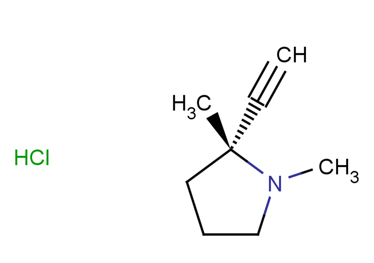 (2R)-2-ethynyl-1,2-dimethylpyrrolidine hydrochloride