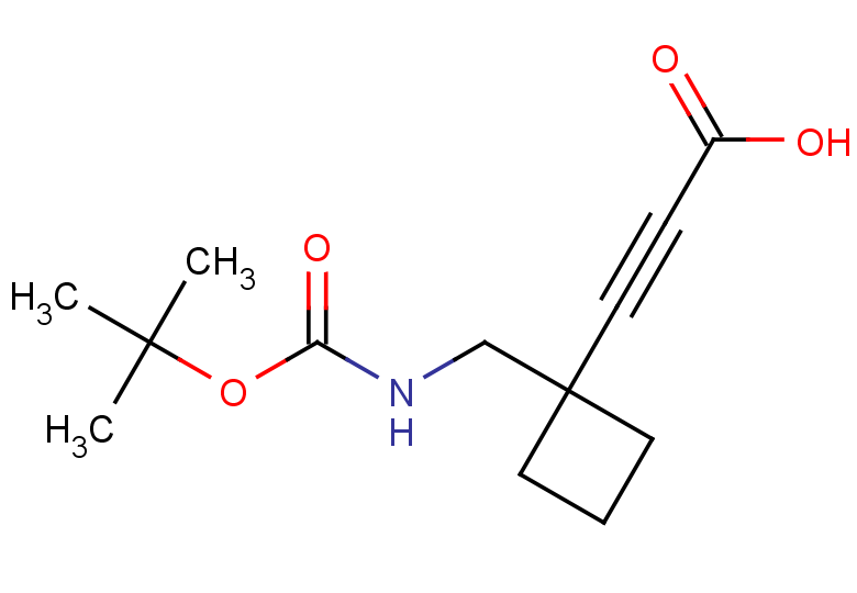 3-[1-({[(tert-butoxy)carbonyl]amino}methyl)cyclobutyl]prop-2-ynoic acid