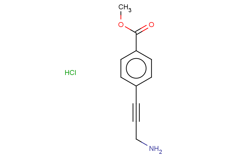 methyl 4-(3-aminoprop-1-yn-1-yl)benzoate hydrochloride