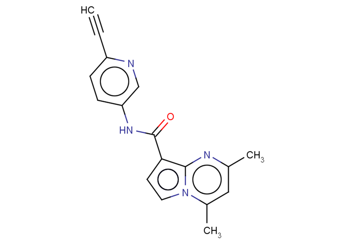 N-(6-ethynylpyridin-3-yl)-2,4-dimethylpyrrolo[1,2-a]pyrimidine-8-carboxamide