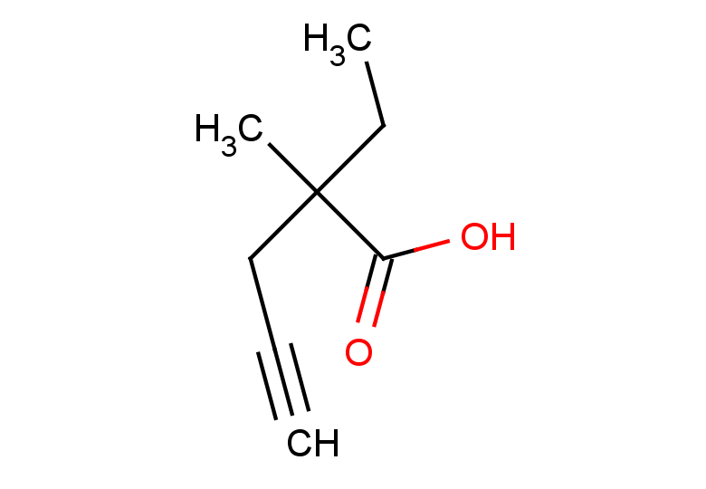 2-ethyl-2-methylpent-4-ynoic acid
