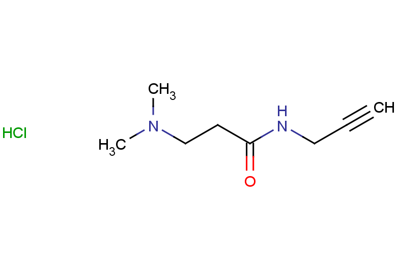 3-(dimethylamino)-N-(prop-2-yn-1-yl)propanamide hydrochloride