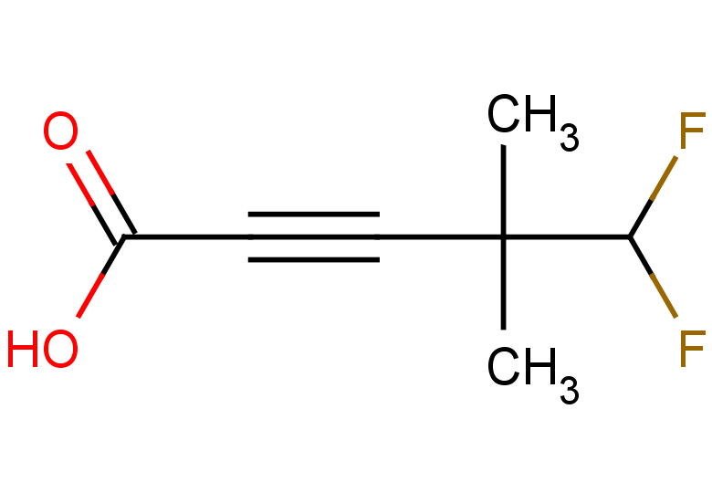 5,5-difluoro-4,4-dimethylpent-2-ynoic acid