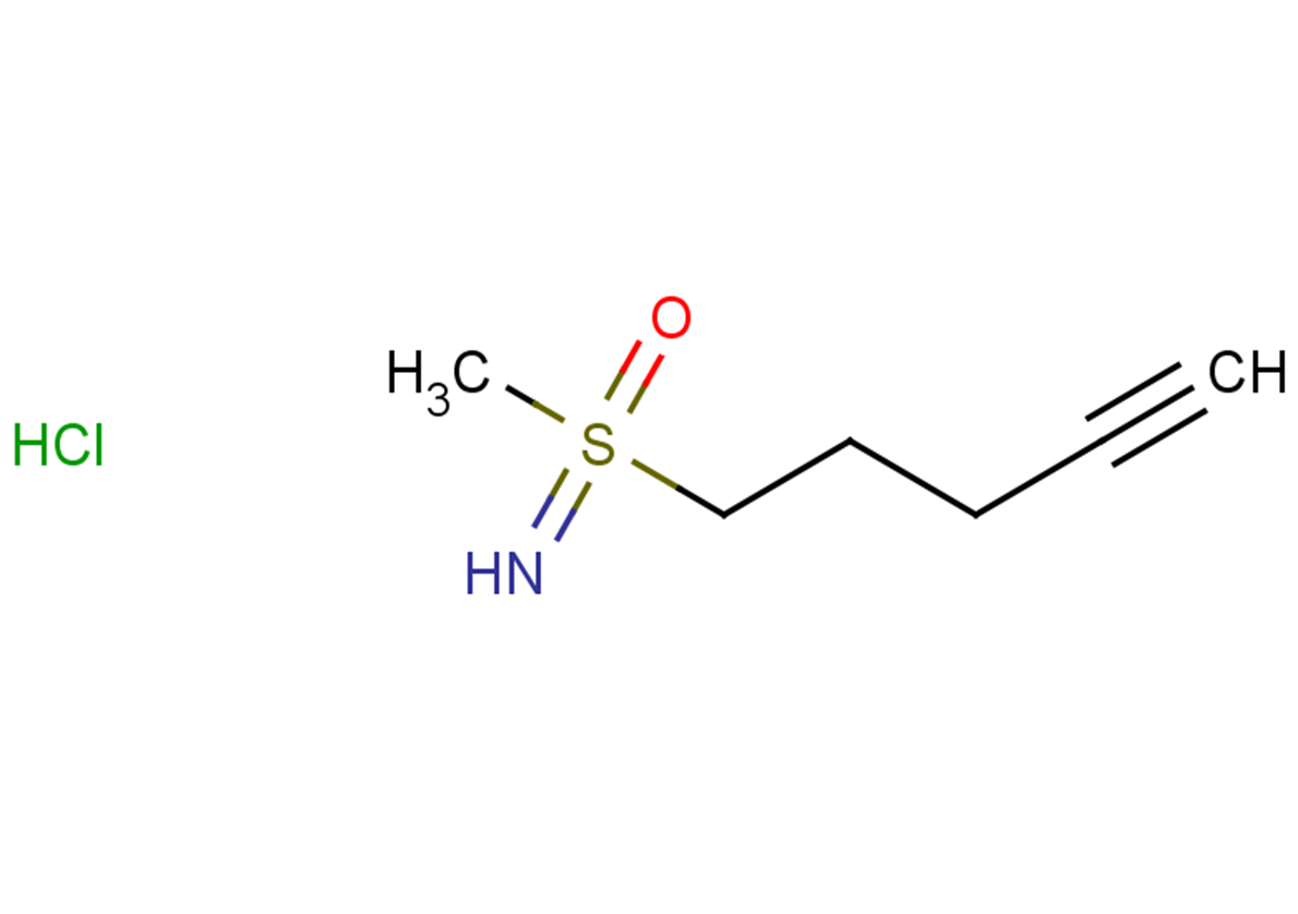 imino(methyl)(pent-4-yn-1-yl)-lambda6-sulfanone hydrochloride