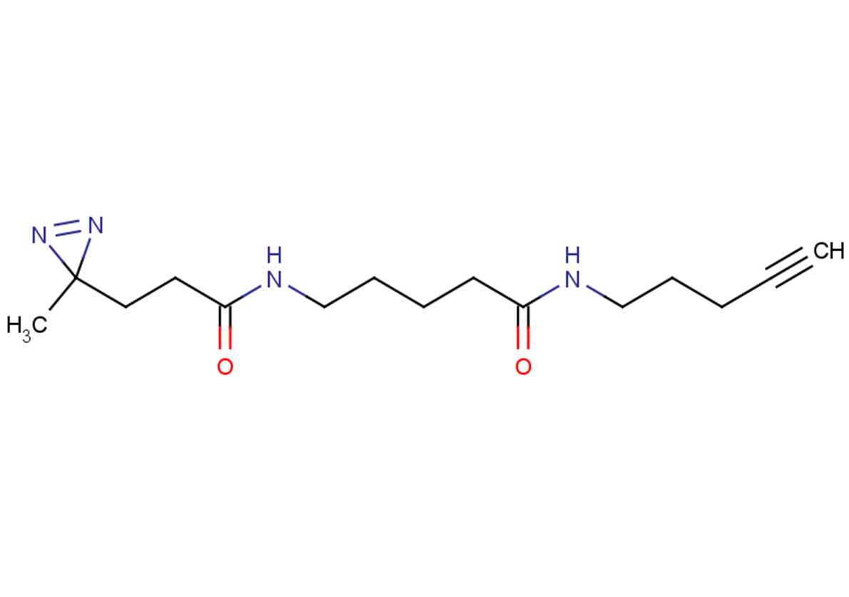 5-[3-(3-methyl-3H-diazirin-3-yl)propanamido]-N-(pent-4-yn-1-yl)pentanamide