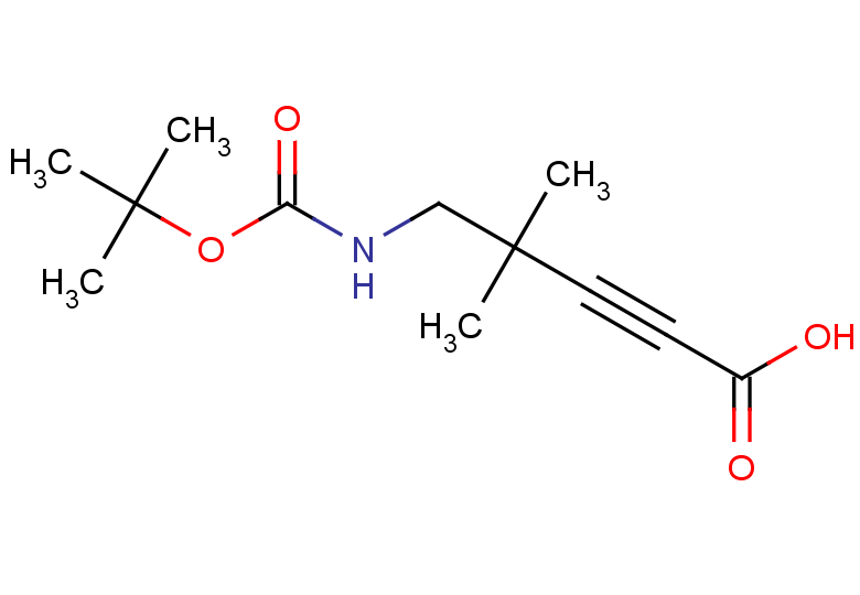 5-{[(tert-butoxy)carbonyl]amino}-4,4-dimethylpent-2-ynoic acid