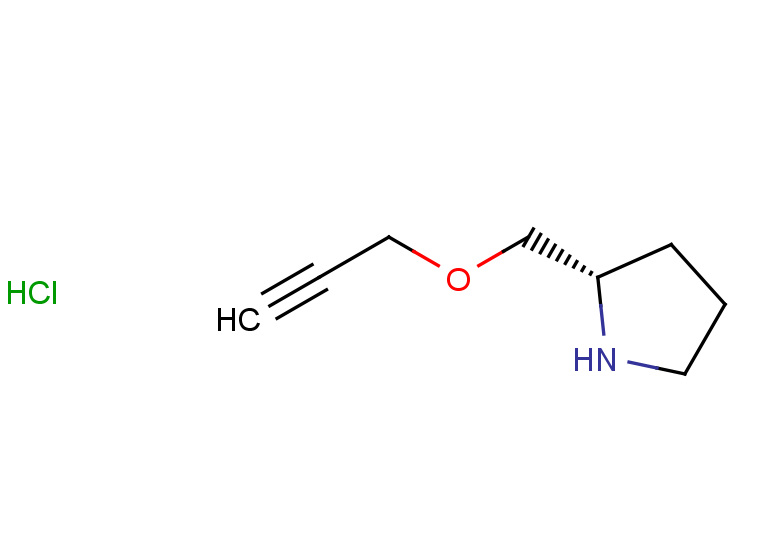 (2S)-2-[(prop-2-yn-1-yloxy)methyl]pyrrolidine hydrochloride