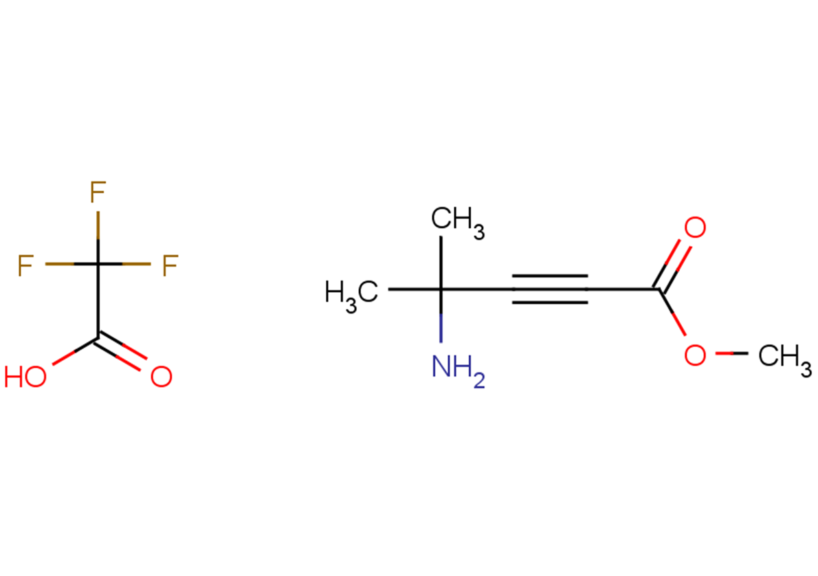 methyl 4-amino-4-methylpent-2-ynoate, trifluoroacetic acid