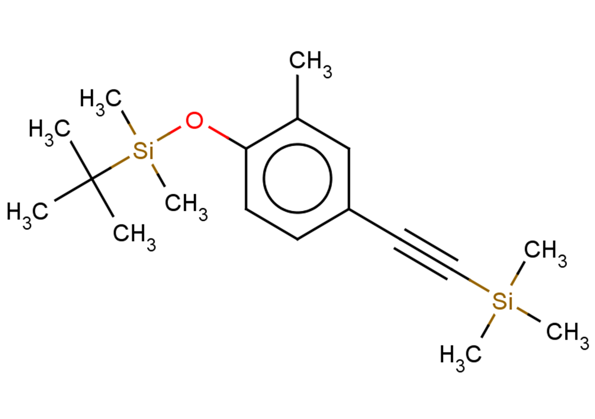 tert-butyldimethyl{2-methyl-4-[2-(trimethylsilyl)ethynyl]phenoxy}silane