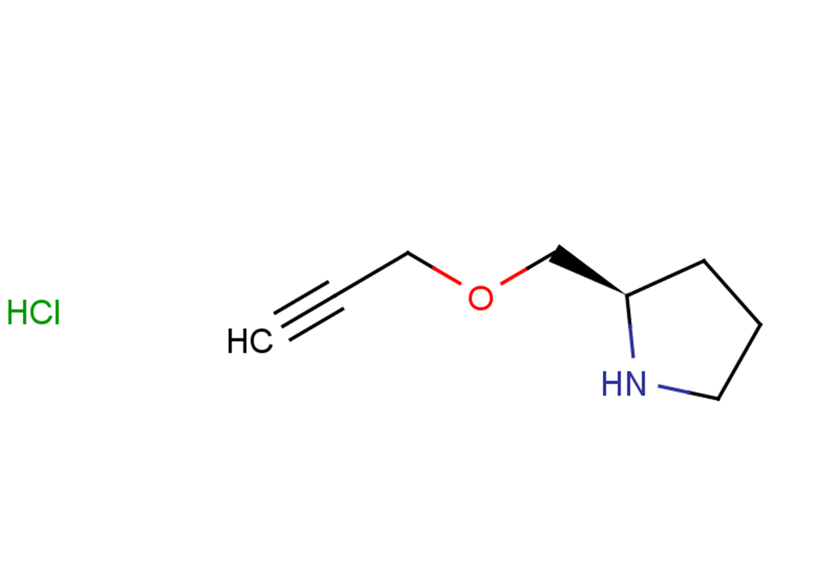(2R)-2-[(prop-2-yn-1-yloxy)methyl]pyrrolidine hydrochloride