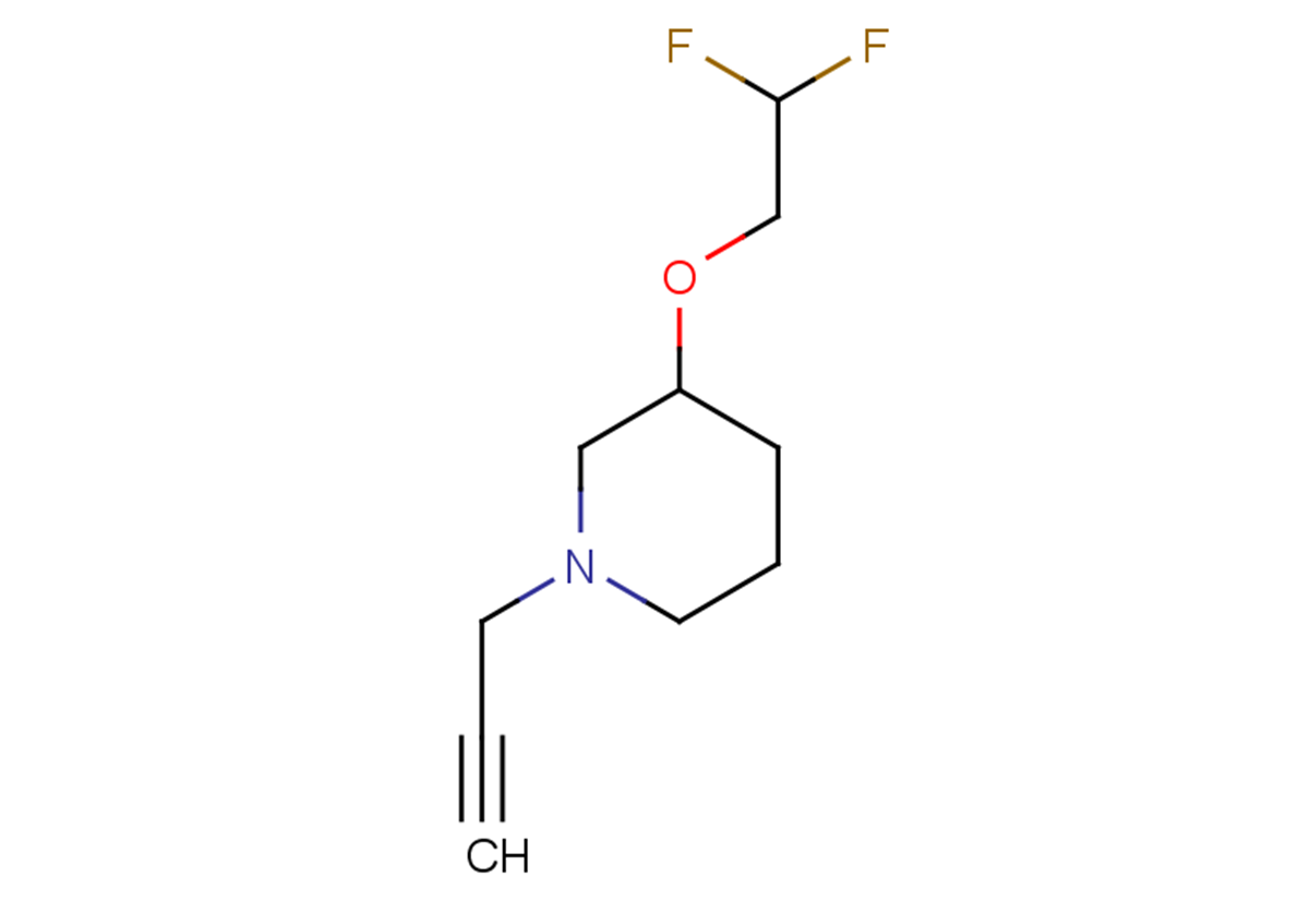 3-(2,2-difluoroethoxy)-1-(prop-2-yn-1-yl)piperidine
