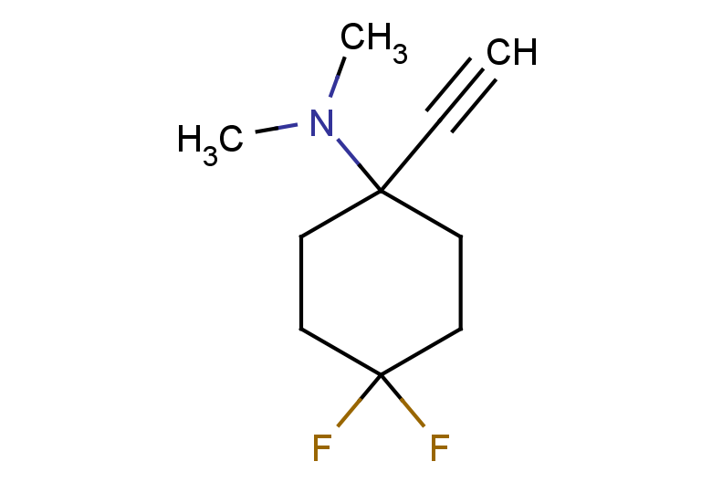 1-ethynyl-4,4-difluoro-N,N-dimethylcyclohexan-1-amine