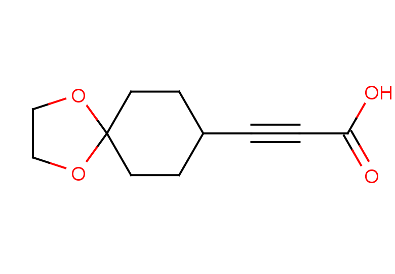 3-{1,4-dioxaspiro[4.5]decan-8-yl}prop-2-ynoic acid
