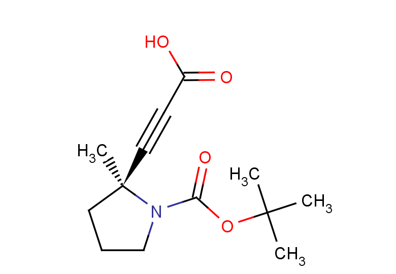 3-[(2S)-1-[(tert-butoxy)carbonyl]-2-methylpyrrolidin-2-yl]prop-2-ynoic acid